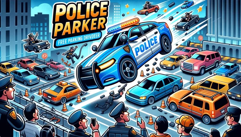 Police Car Parker: Free Parking Driver Games